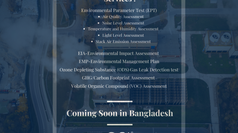 GCL International Ltd is going to start Environmental Inspection Services in Bangladesh